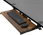 VIVO Large Keyboard Tray Under Desk Pull Out with Extra Sturdy C Clamp Mount System, 27 (33 Including Clamps) x 11 Inch Slide-Out Platform Computer Drawer for Typing, Black, MOUNT-KB05E | Keyboard Tray for Typing, Slide Out Platform, Extra Sturdy C-Clamp Mount System, Computer Drawer, Black Frame - Image 12