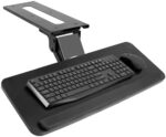 VIVO Adjustable Computer Keyboard & Mouse Platform Tray Ergonomic Under Table Desk Mount Drawer Underdesk Shelf (MOUNT-KB03B) | Adjustable Computer Keyboard and Mouse Platform, Ergonomic Under Table Desk Mount Drawer, Full Swivel - Image 4