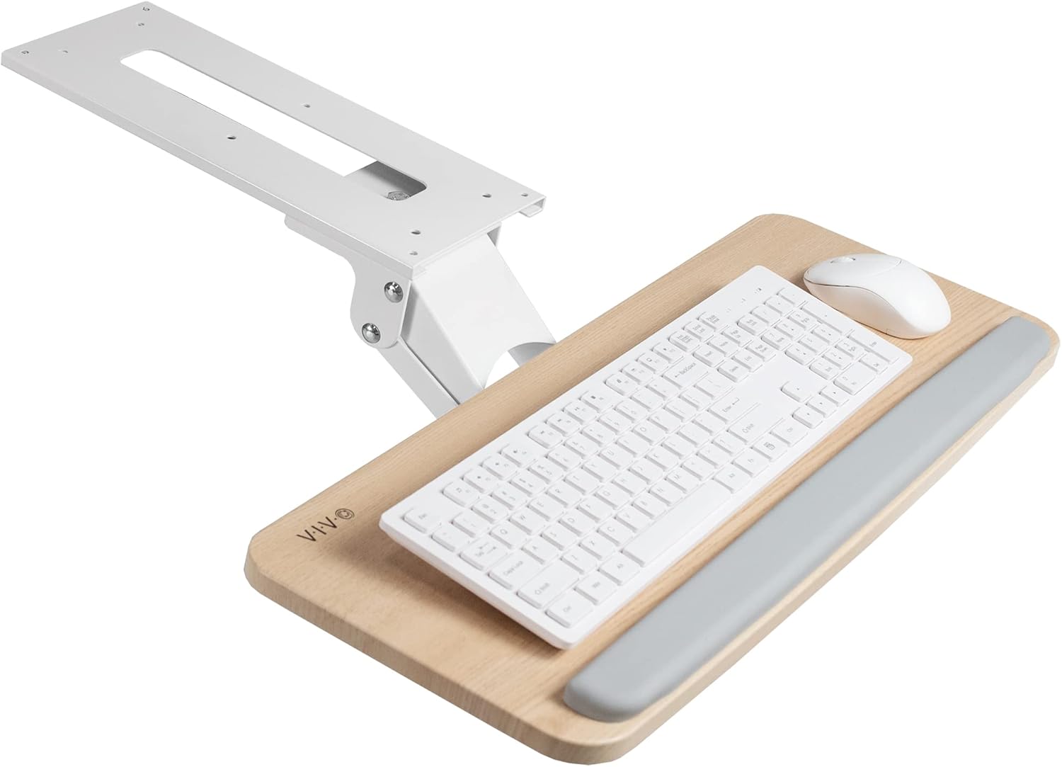 61UrBFG1XL._AC_SL1500_.jpg VIVO Adjustable Computer Keyboard & Mouse Platform Tray Ergonomic Under Table Desk Mount Drawer Underdesk Shelf (MOUNT-KB03B) | Adjustable Computer Keyboard and Mouse Platform, Ergonomic Under Table Desk Mount Drawer, Full Swivel - Image 1