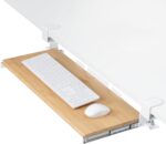 VIVO Large Keyboard Tray Under Desk Pull Out with Extra Sturdy C Clamp Mount System, 27 (33 Including Clamps) x 11 Inch Slide-Out Platform Computer Drawer for Typing, Black, MOUNT-KB05E | Keyboard Tray for Typing, Slide Out Platform, Extra Sturdy C-Clamp Mount System, Computer Drawer, Black Frame - Image 5