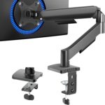 VIVO Dual Monitor Stand, Fully Adjustable Arms for 17 to 32 inch Screens, Mechanical Articulating Desk Mount, Gaming and Office Setups, VESA 75x75, 100x100, Max 19.8 lbs, Classic, Black, STAND-V002O - Image 3